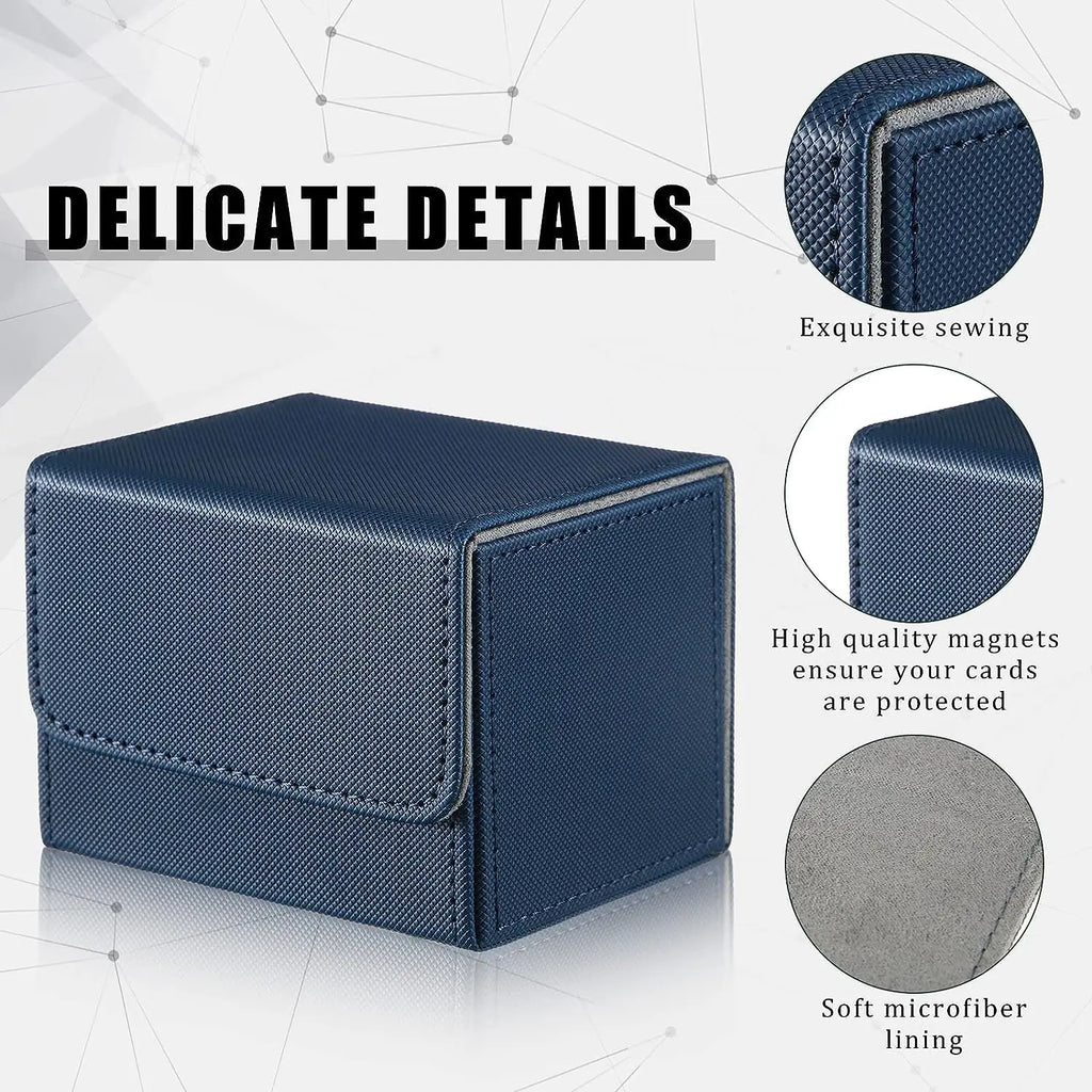 100+Trading Card Deck Box Storage Holder Organizer Cards Case for Card Collectible Game Card Cases Protectors Container