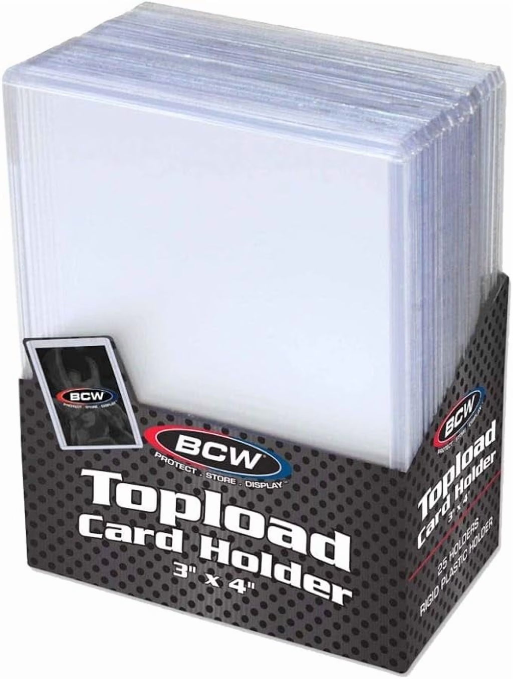 Toploader Card Holder 3X4 (25 per Pack)