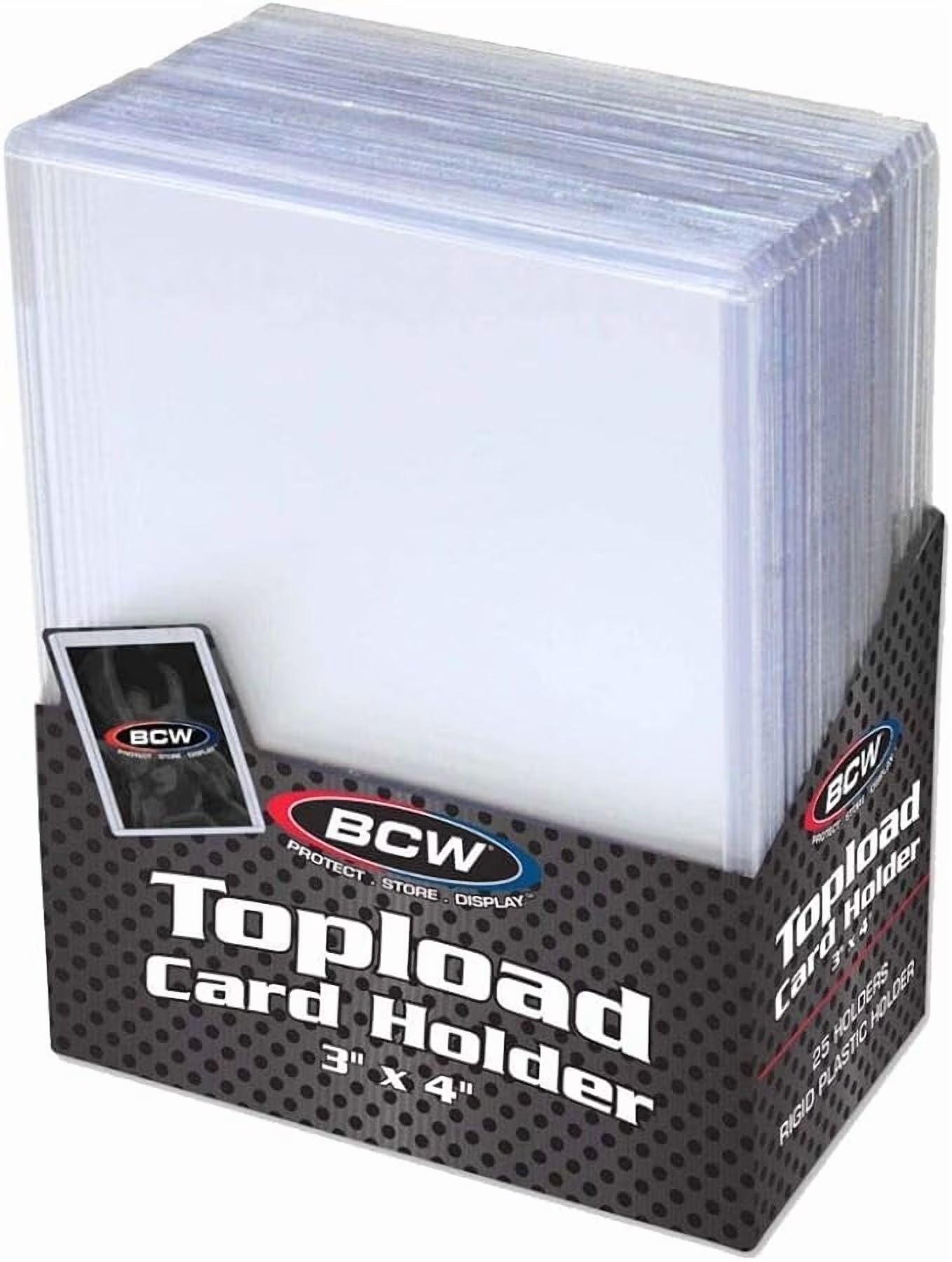 Toploader Card Holder 3X4 (25 per Pack)
