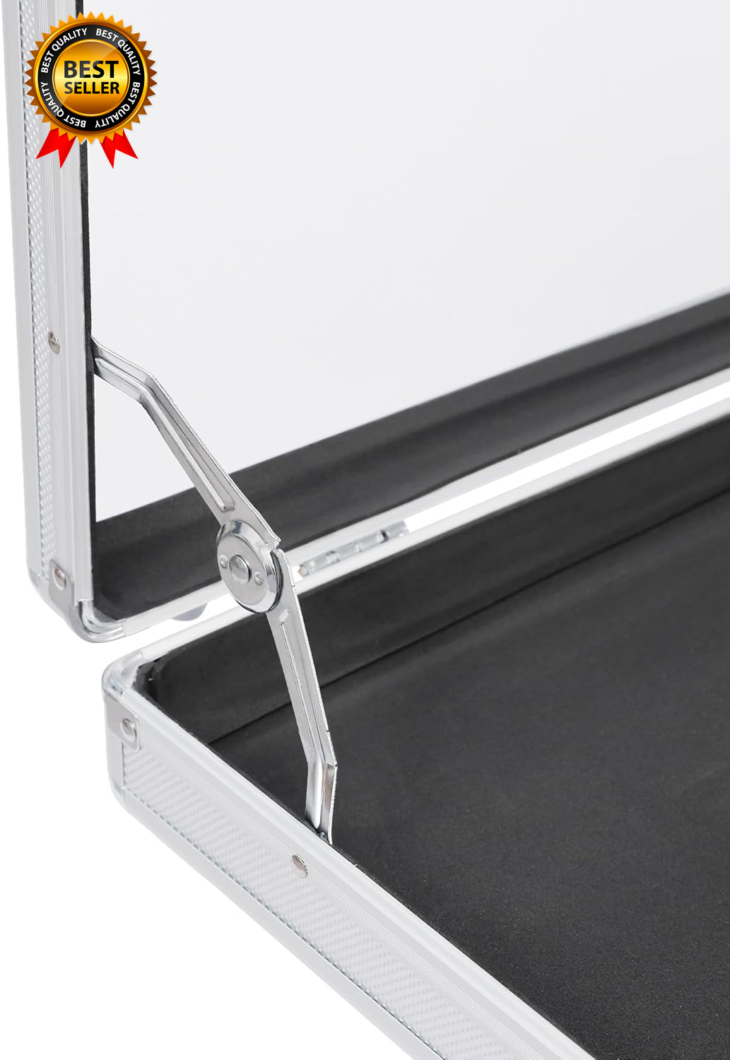 Aluminum Glass Display Case for Cards XL Large Table Top Display Case with Lock
