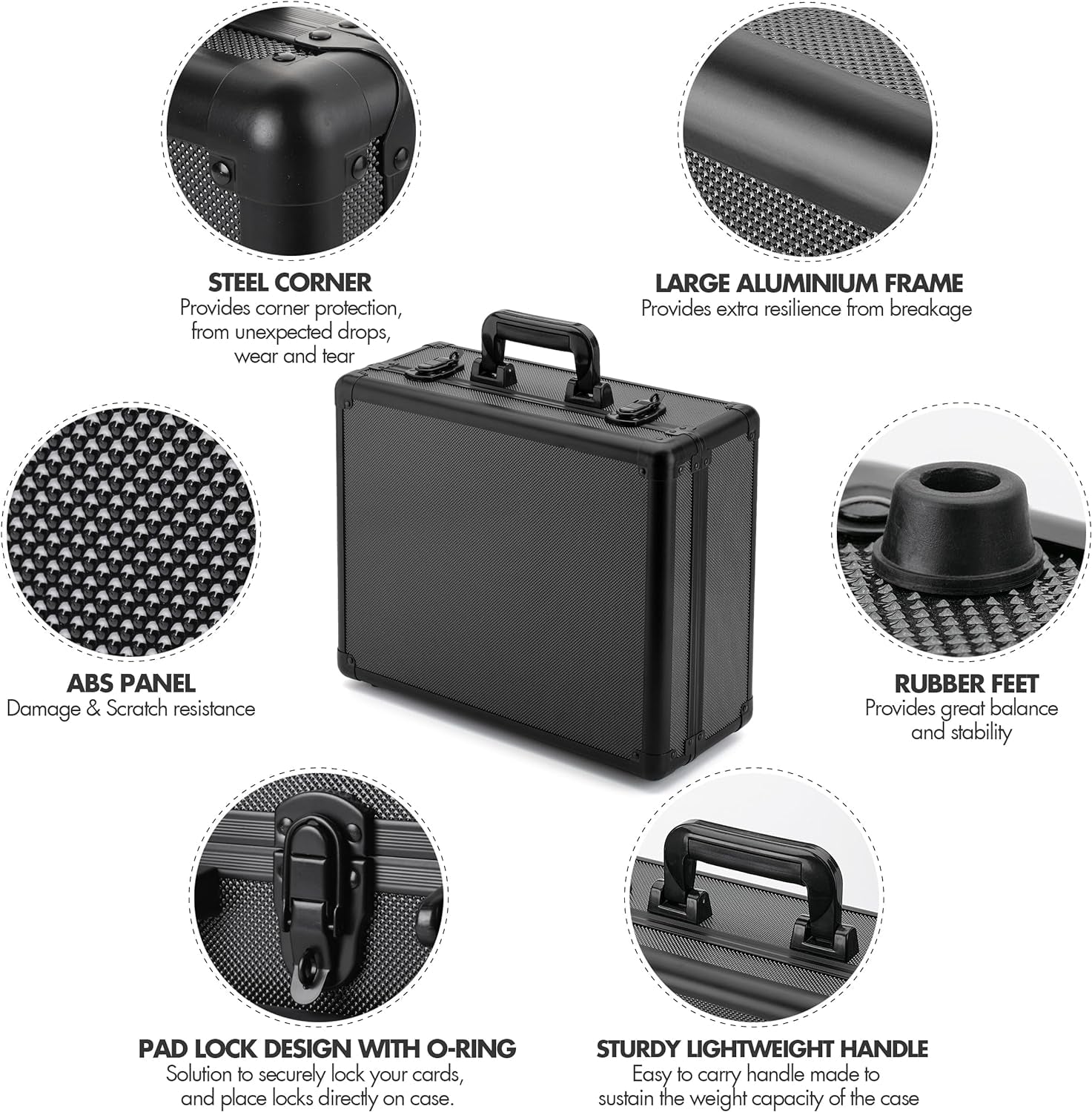 Toploader Storage Box, Sports Card Storage Case, Top Loader Card Storage, Top Loader Storage Boxes, Trading Card Case Holds 600+ Card, One Touch Card Holder