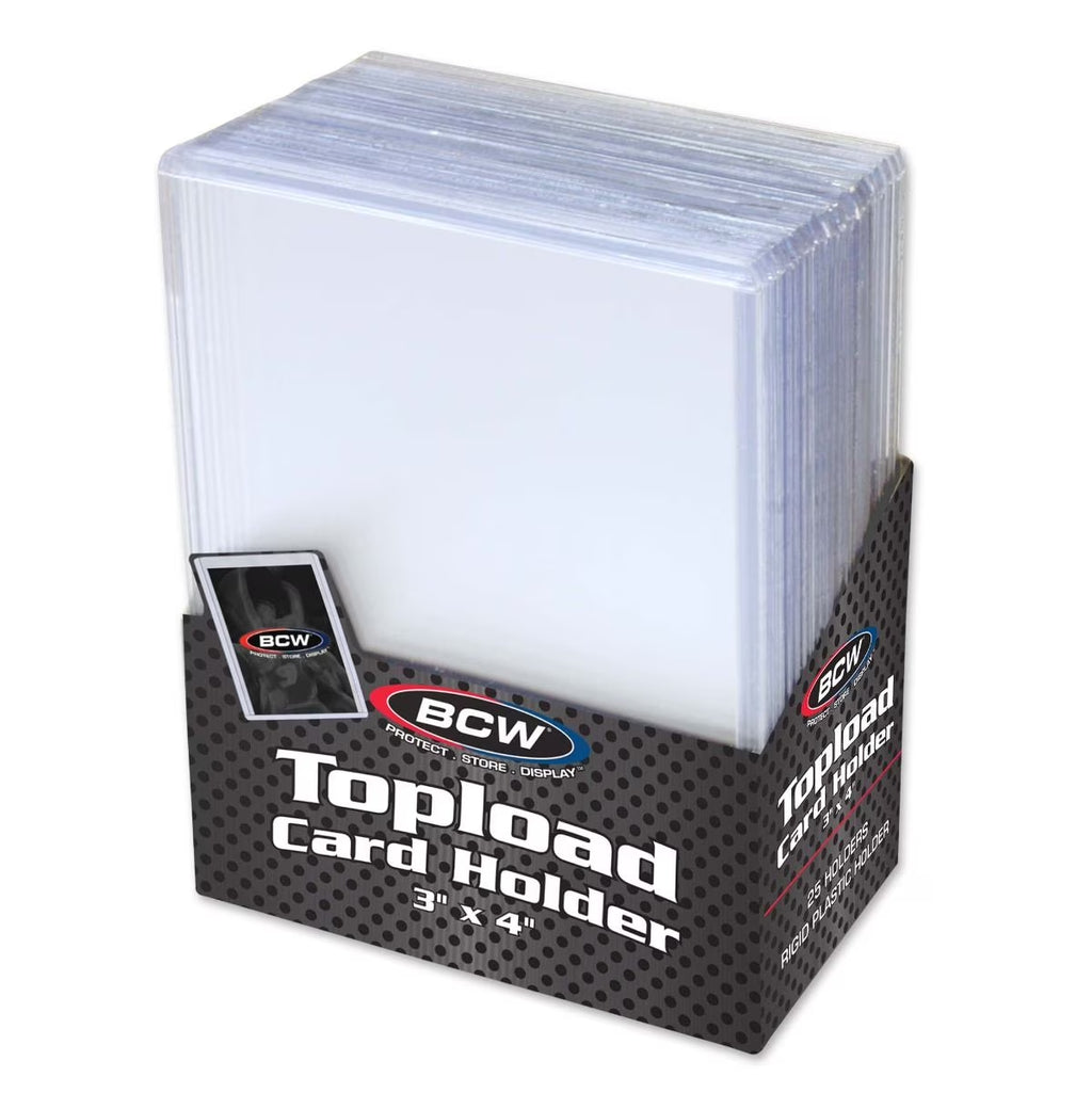 Toploader Card Holder 3X4 (25 per Pack)