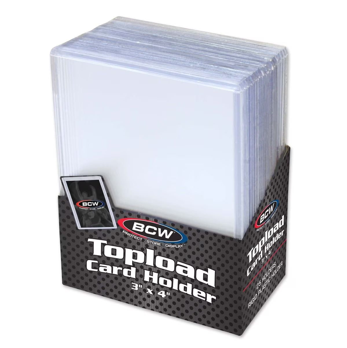Toploader Card Holder 3X4 (25 per Pack)