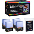 100 Toploaders for Cards,35Pt Toploader Card Protector, 3" X 4" Hard Plastic Card Sleeves, Baseball Card Protector, Topload Card Holder for Collectible Trading Cards Sports Cards MTG