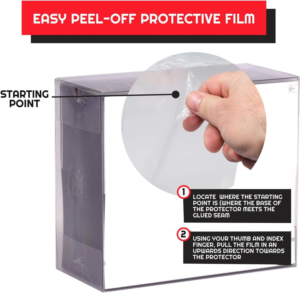 Plastic Display Case for Pokemon ETB - 5-Pack - Pokemon ETB Case Protectors for Elite Trainer Boxes like Paldean Fates, 0.50Mm Archival Grade Clear Plastic, Soft Crease, Easy to Assemble