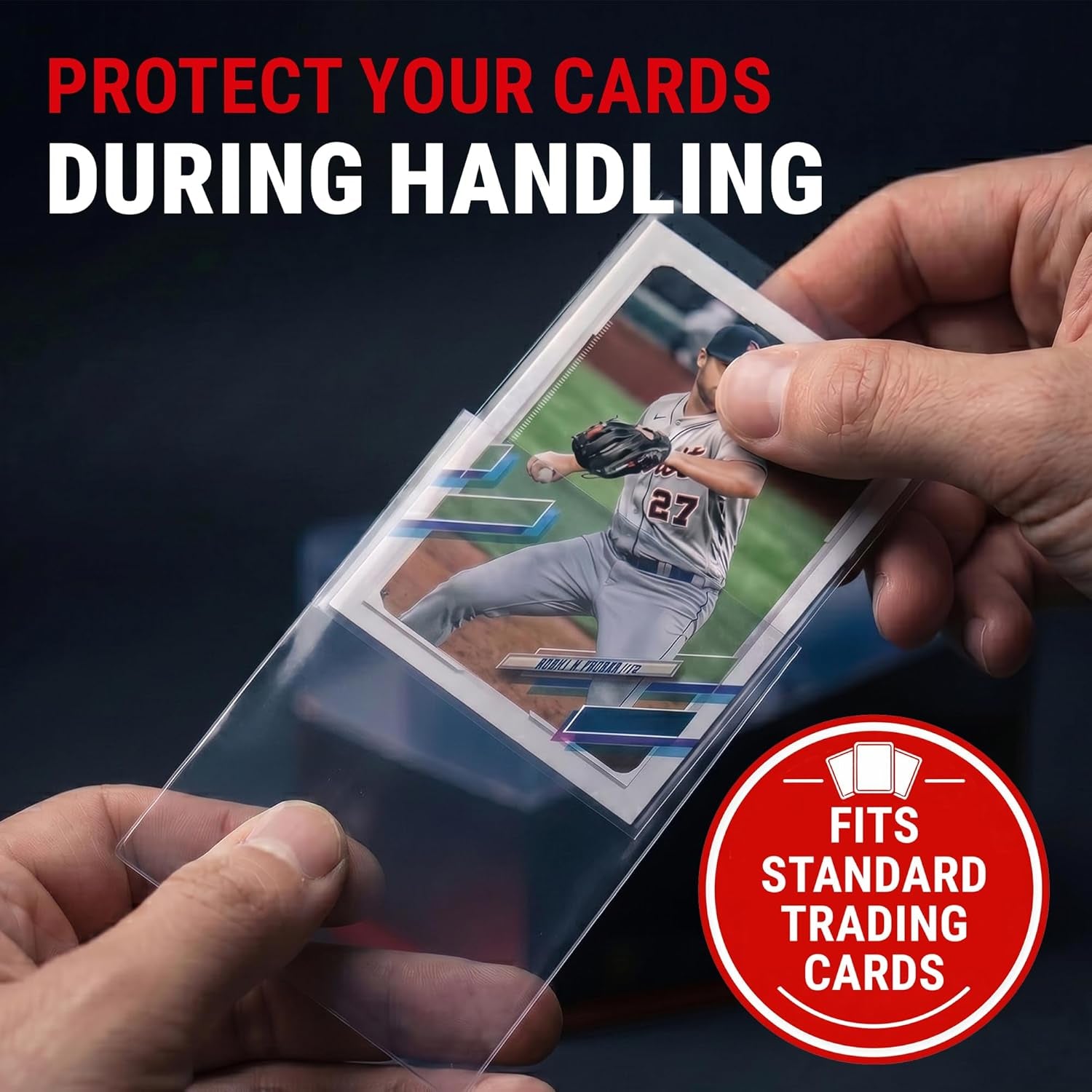 Penny Sleeves for Trading Cards – 2.5" x 3.5" Standard Size – Clear Soft Card Protectors – Non-PVC Polypropylene – 3 Pack of 500 (Total 1500) – Perfect for Sports & Collectible Cards