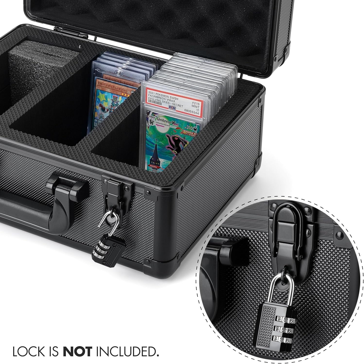 Graded Sports Card Storage Box, Trading Card Storage Box, Trading Card Case for Pokemon, Baseball, Sports, MTG