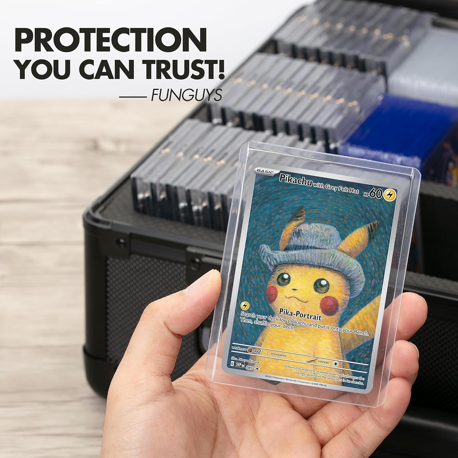 Toploader Storage Box, Sports Card Storage Case, Top Loader Card Storage, Top Loader Storage Boxes, Trading Card Case Holds 600+ Card, One Touch Card Holder