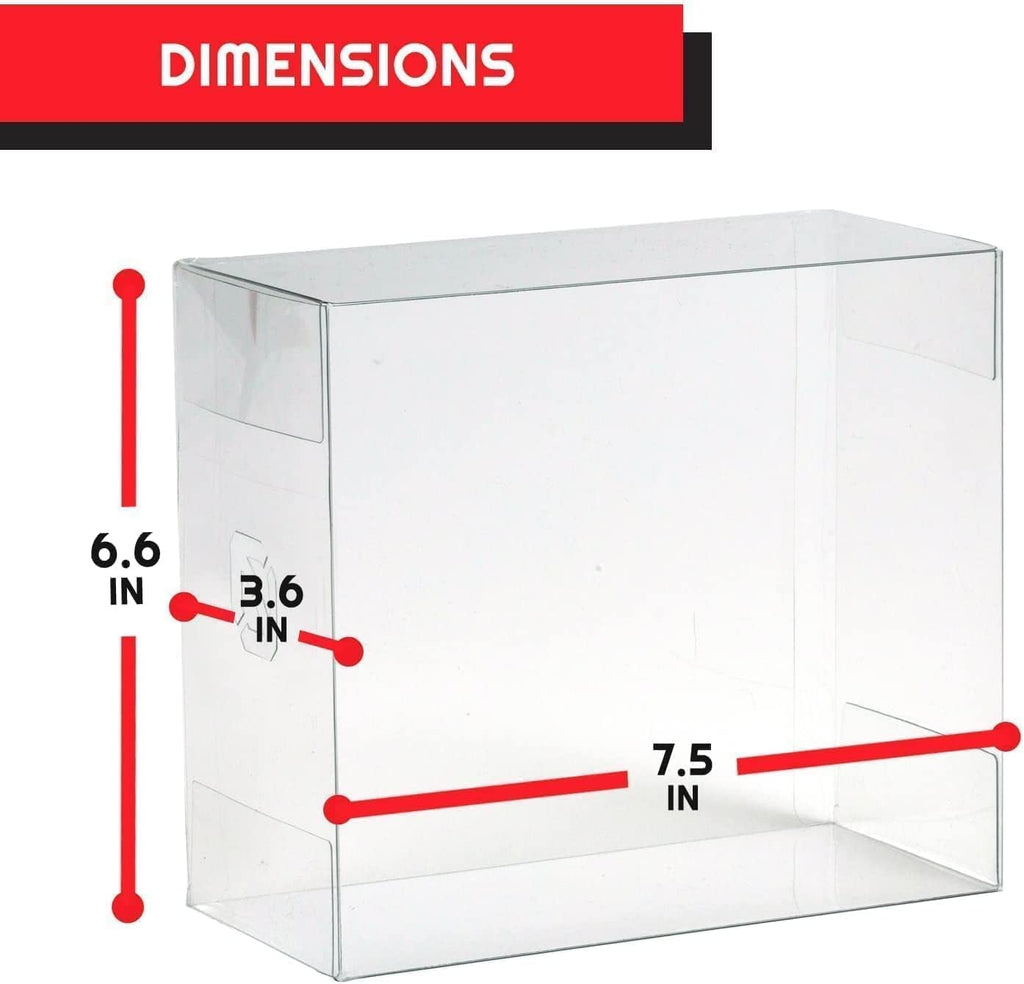 Plastic Display Case for Pokemon ETB - 5-Pack - Pokemon ETB Case Protectors for Elite Trainer Boxes like Paldean Fates, 0.50Mm Archival Grade Clear Plastic, Soft Crease, Easy to Assemble