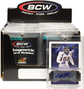 Magnetic Card Holder - 75 PT Thickness - 18Ct | Protective Display Card Case with Secure Gold Magnet Closure | UV Protection, Quick Access Design for Sports, Gaming, and Collectible Cards