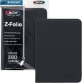 Top Loader Binder | 9-Pocket LX Album | Black Leatherette Toploader | Archival Safe | Side-Loading Pages | Holds 252 Standard 3X4 Toploaders | Ideal for Sports, Trading, and Gaming Cards